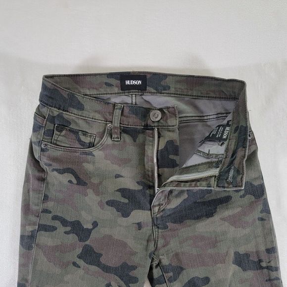 HUDSON Jeans Size 25 Barbara High Waist Super Skinny Ankle in Deployed Camo - Picture 5 of 16